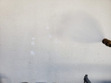 奈良香芝市K様邸　外壁塗装・防水工事 高圧洗浄