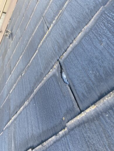 奈良の香芝市の株式会社ヨネヤの外壁塗装と屋根塗装のスレート