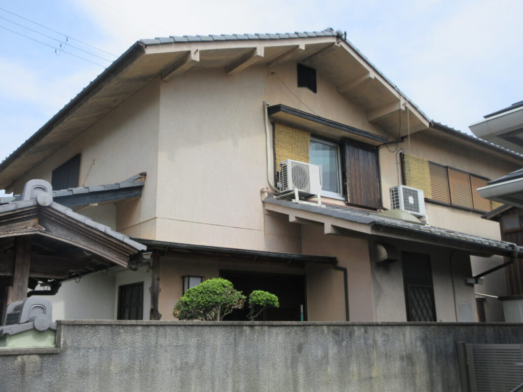 奈良生駒郡三郷町Ｕ様邸　外壁塗装・防水工事 施工前の写真