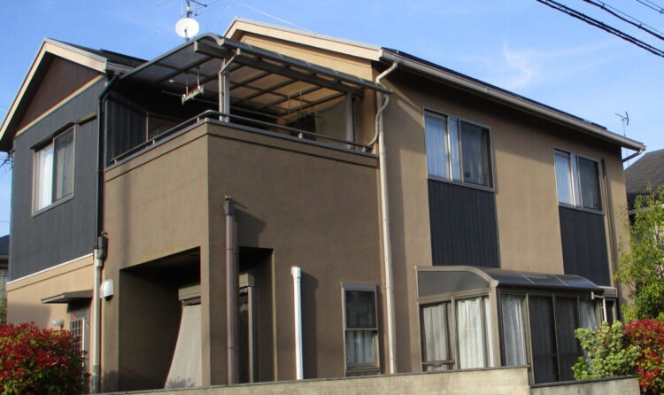 奈良奈良市M様邸　外壁塗装・屋根塗装・防水工事 施工前の写真