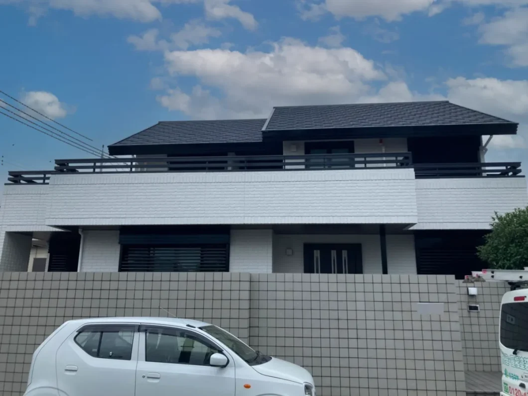 奈良県奈良市西大寺O様邸　外壁塗装・屋根葺き替え・防水工事 施工後の写真