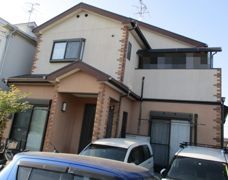 奈良奈良市O様邸　外壁塗装・屋根塗装・防水工事 施工前の写真