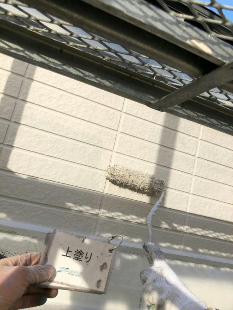奈良の香芝市の株式会社ヨネヤの外壁塗装と屋根塗装のサイディングボード