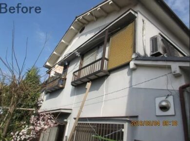 奈良香芝市T様邸　外壁塗装・屋根塗装工事 施工前の写真