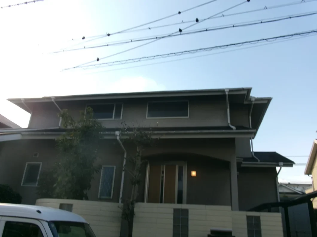 奈良県北葛城郡広陵町M様邸　屋根塗装・外壁塗装工事 施工前の写真