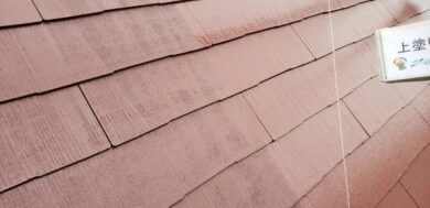奈良香芝市S様邸　外壁塗装・屋根塗装・防水工事 屋根上塗り