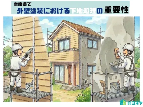 奈良県で外壁塗装における「下地処理」の重要性