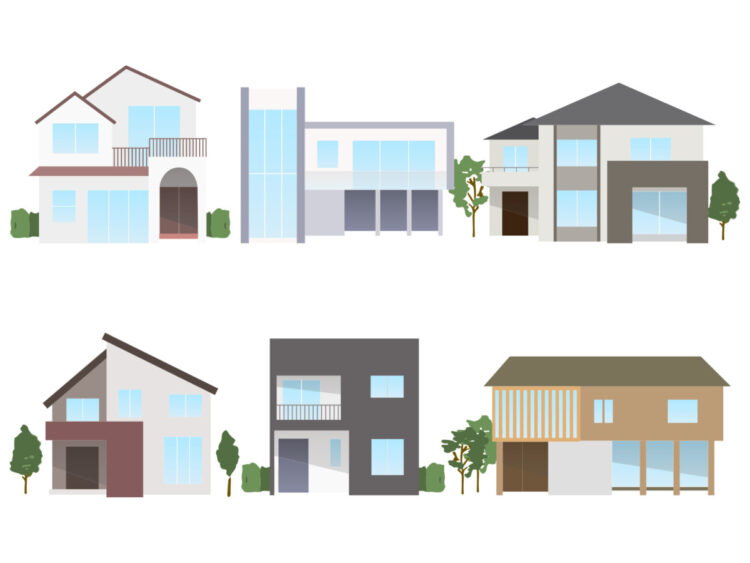 奈良の香芝の株式会社ヨネヤの外壁塗装と屋根塗装のツートンカラーのお家