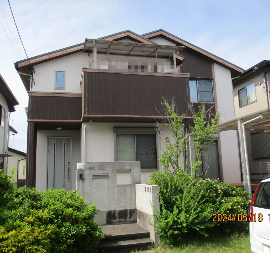 奈良県生駒市西白庭台A様邸　外壁塗装工事 施工前の写真