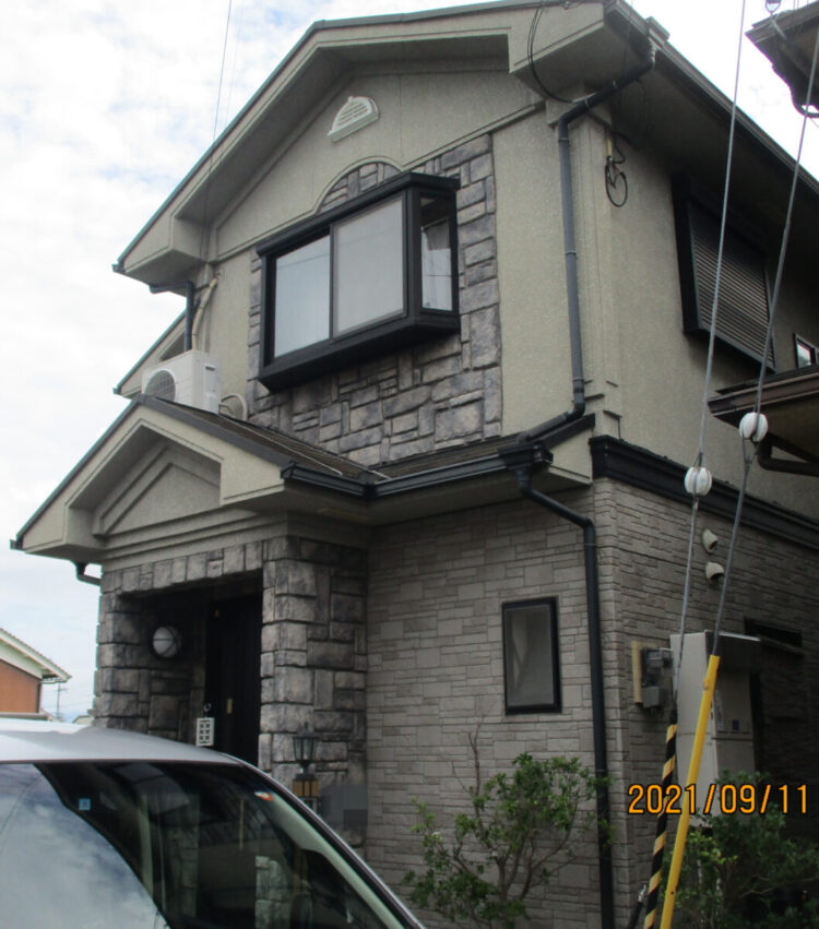 奈良葛城市N様邸　外壁塗装・屋根塗装・防水工事 施工前の写真