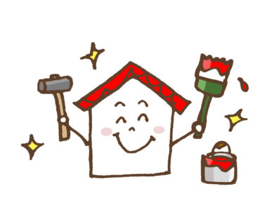 奈良の香芝の株式会社ヨネヤの外壁塗装と屋根塗装のお家