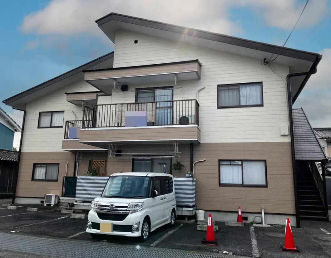 奈良県橿原市石原田町 株式会社O様（アパート）　外壁塗装・屋根塗装工事 施工後の写真