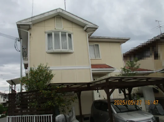 奈良県生駒市ひかりが丘K様邸　外壁塗装・屋根塗装工事 施工前の写真