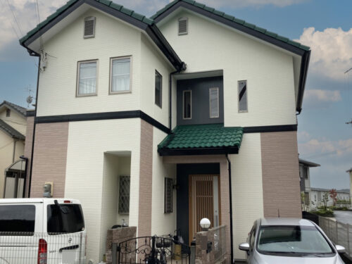 奈良県奈良市山陵町K様邸 外壁塗装・屋根塗装工事 奈良県奈良市山陵町K様邸 外壁塗装・屋根塗装工事