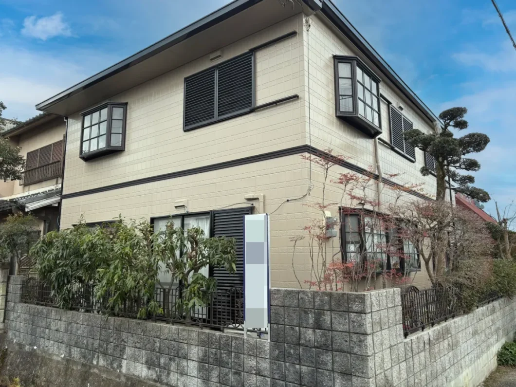 奈良県天理市杉本町N様邸　外壁塗装工事 施工後の写真