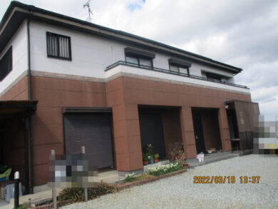 奈良御所市I様邸　外壁塗装・屋根塗装工事 施工前の写真