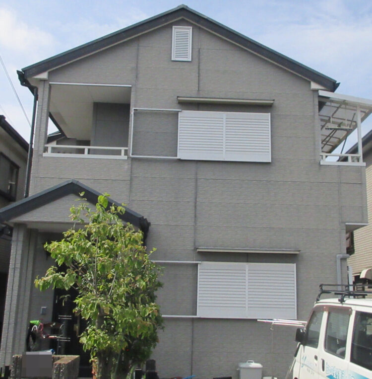 奈良香芝市K様邸　外壁塗装・屋根塗装工事 施工前の写真