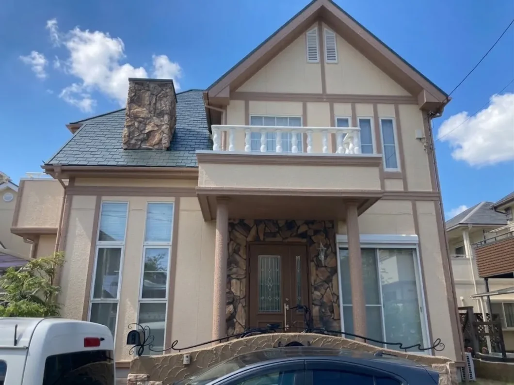 奈良県北葛城郡上牧町K様邸　外壁塗装・屋根塗装・防水工事 施工後の写真