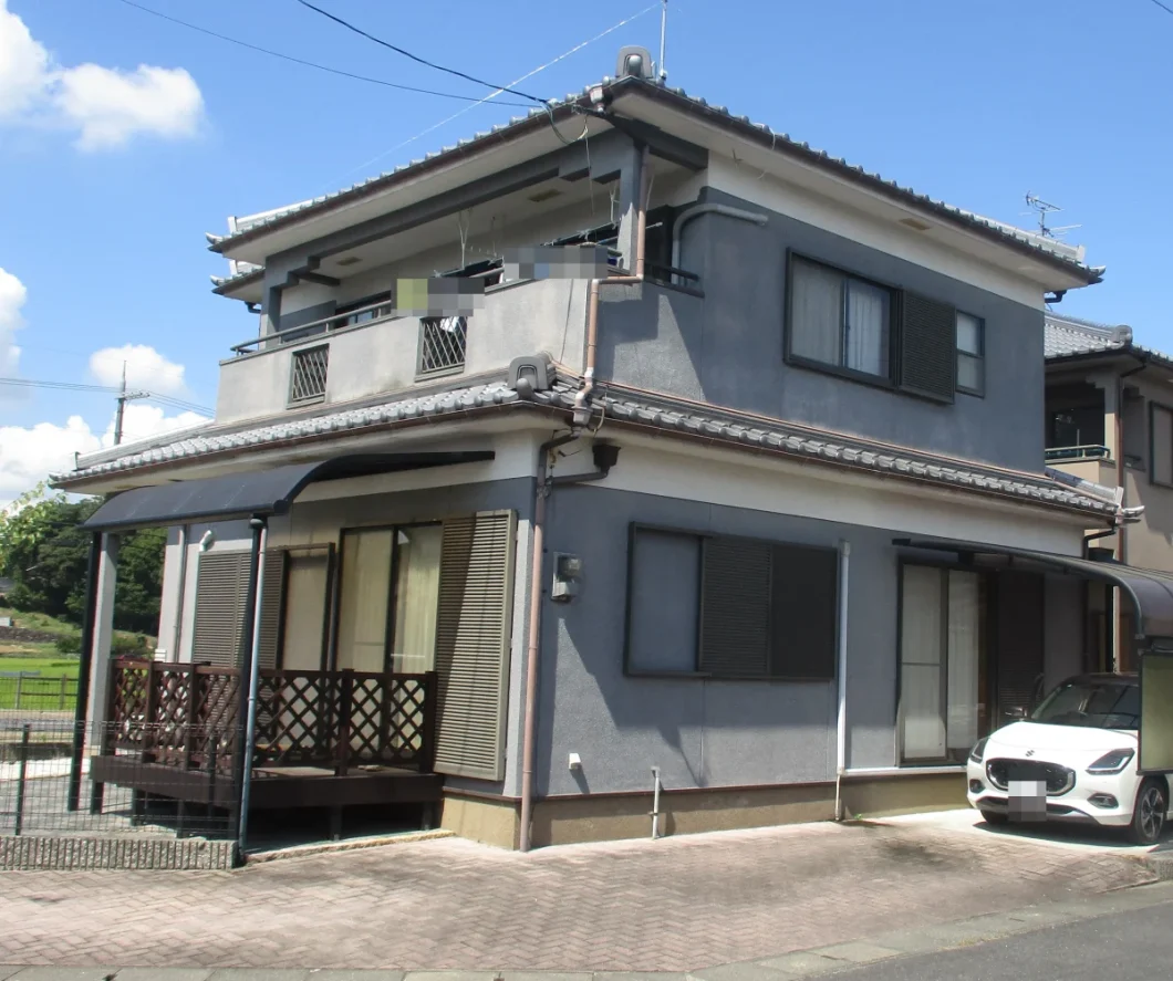 奈良県高市郡明日香村K様邸　外壁塗装工事 施工前の写真