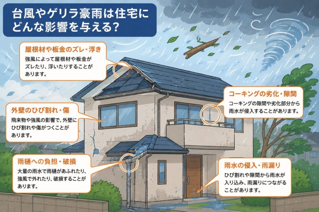 奈良県塗装会社による外壁・屋根塗装工事のゲリラ豪雨