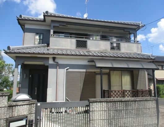 奈良県高市郡明日香村K様邸　外壁塗装工事 施工前の写真