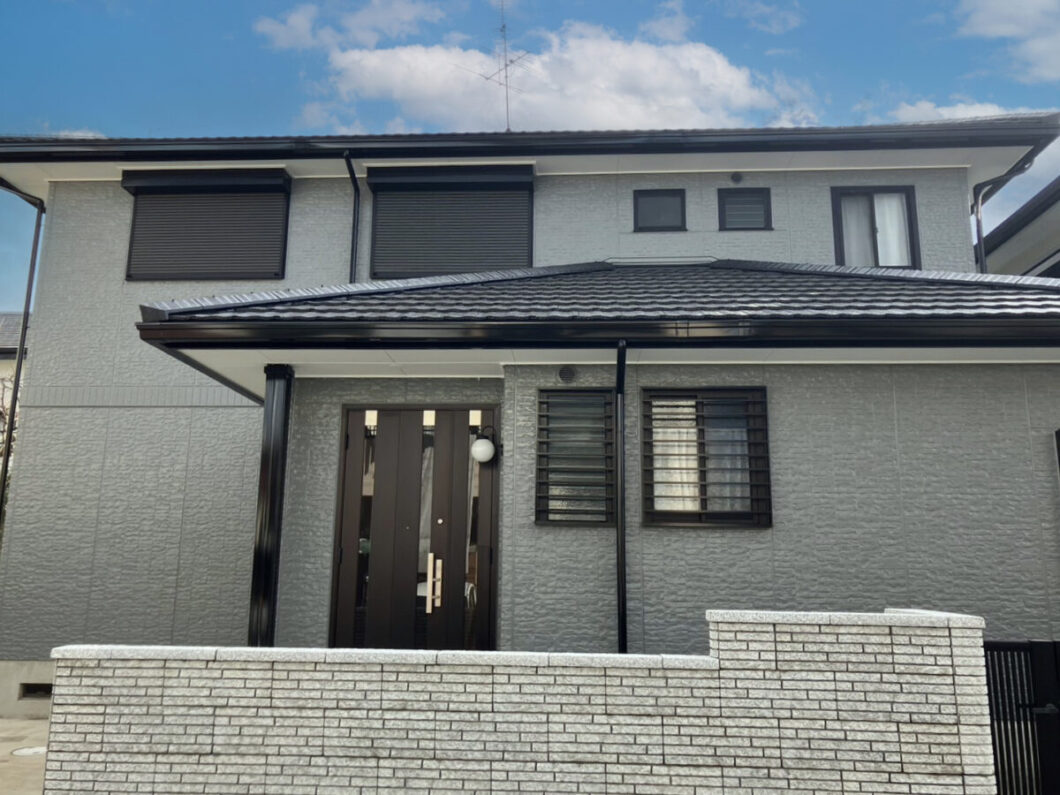 奈良県磯城郡田原本町S様邸　外壁塗装・屋根塗装・防水工事 施工後の写真