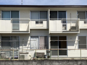 奈良大和郡山市　2階建てアパート塗装工事