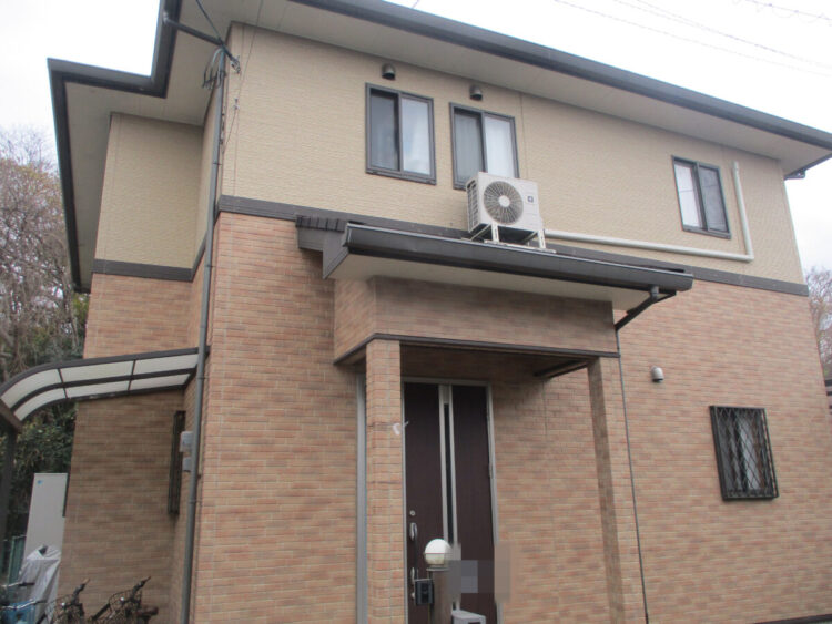 奈良大和高田市N様邸　外壁塗装・屋根塗装・防水工事 施工前の写真
