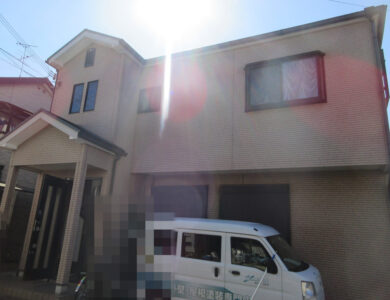 奈良奈良市I様邸　外壁塗装・屋根塗装工事 施工前の写真