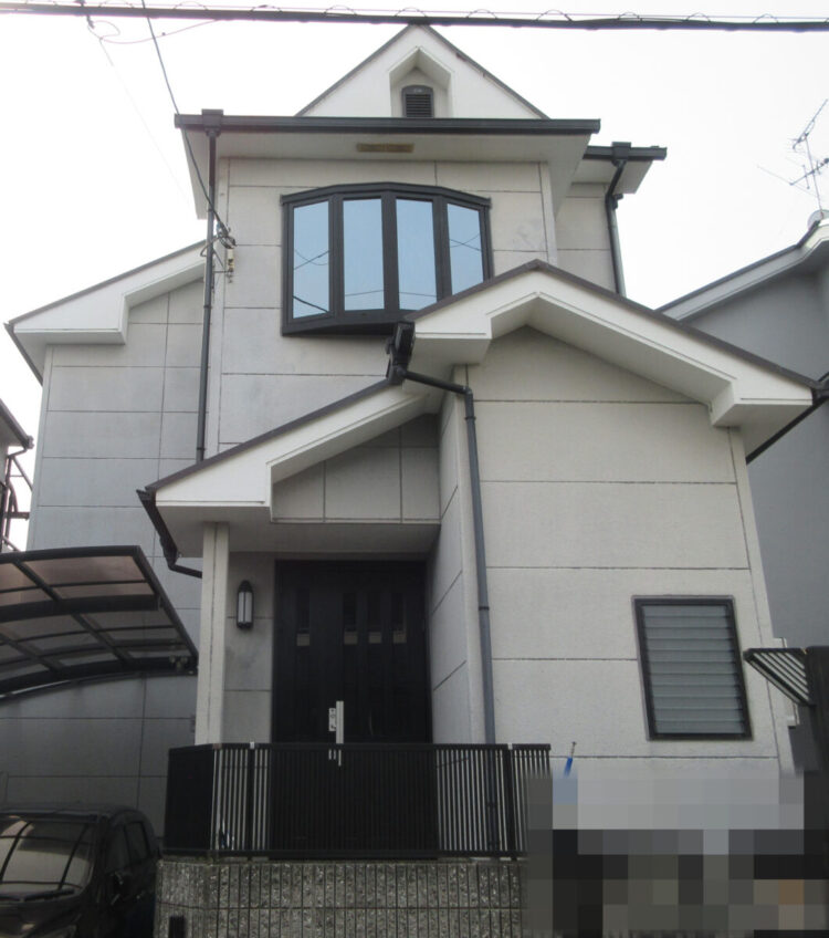 奈良香芝市T様邸　外壁塗装・屋根塗装・防水工事 施工前の写真