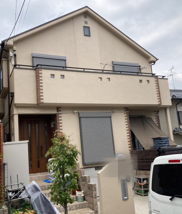 奈良香芝市S様邸　外壁塗装・屋根塗装・防水工事 施工後の写真