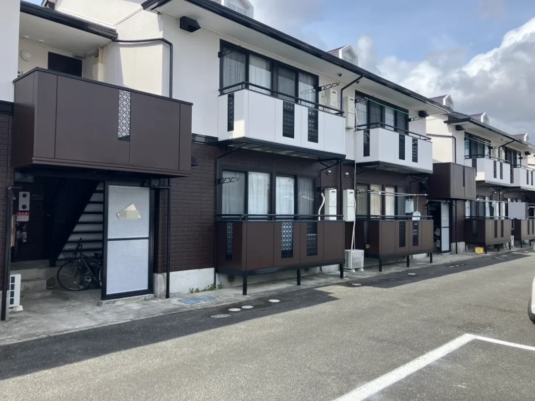 奈良県橿原市曽我町N株式会社様（アパート）　外壁塗装・屋根塗装工事 施工後の写真