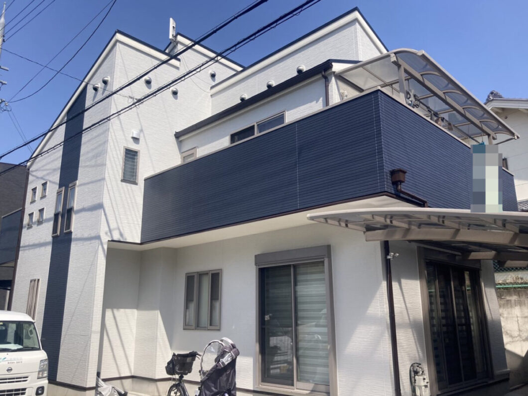 奈良県大和高田市大谷T様邸　外壁塗装・屋根塗装工事 施工後の写真
