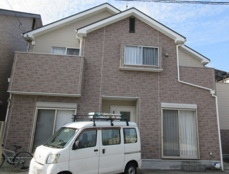 奈良御所市O様邸　外壁塗装・屋根塗装・防水工事 施工前の写真