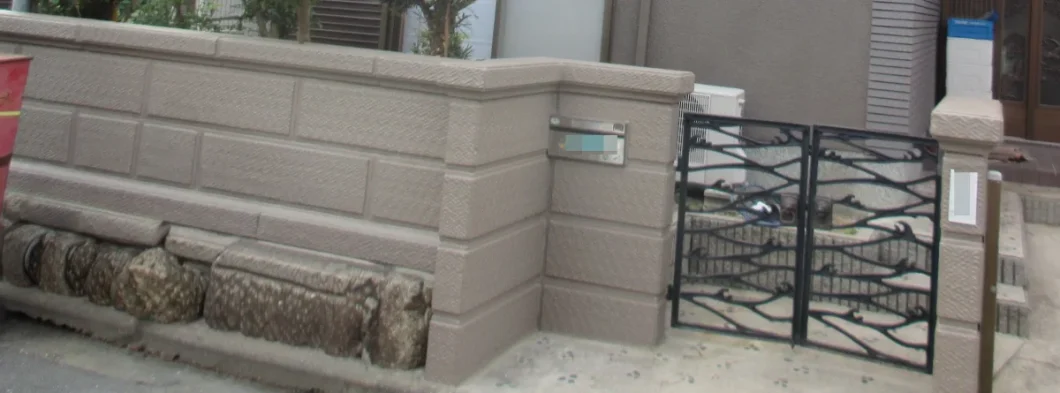 奈良県北葛城郡上牧町Y様邸　外塀塗装工事 施工後の写真