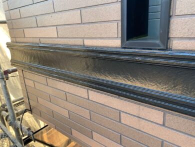 奈良大和高田市W様邸　外壁塗装・屋根カバー工法・防水工事 帯フッ素仕上げ