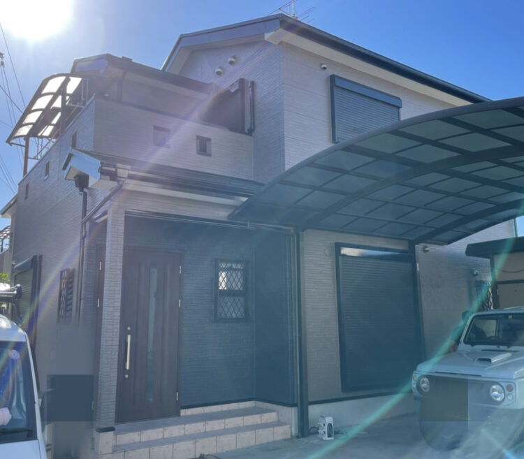 奈良香芝市H様邸　外壁塗装・屋根塗装・防水工事 施工後の写真