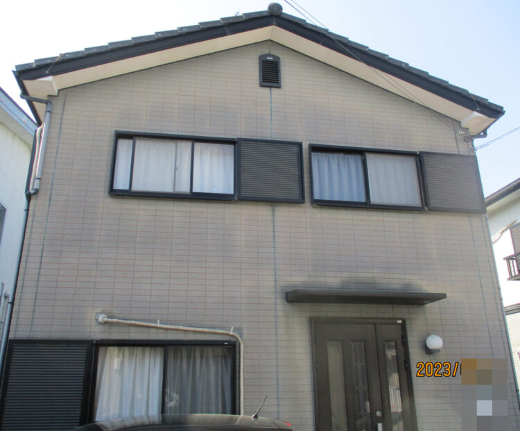 奈良奈良市N様邸　外壁塗装・屋根塗装工事 施工前の写真