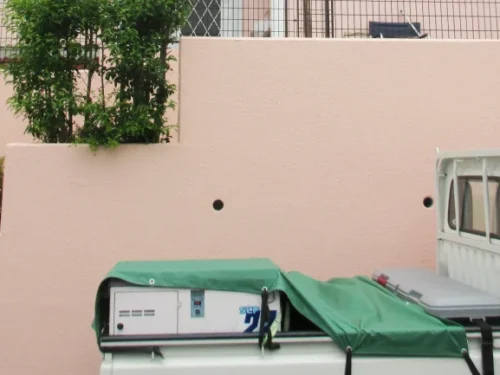 奈良県奈良市左京K様邸　外塀塗装工事