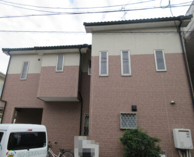 奈良大和高田市Y様邸　外壁塗装工事 施工前の写真