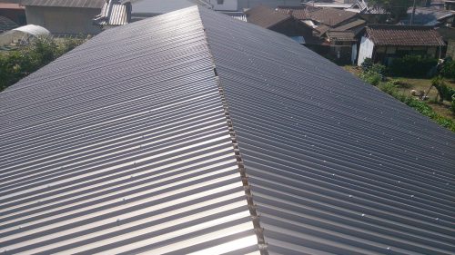 奈良の香芝市の株式会社ヨネヤの外壁塗装と屋根塗装の屋根