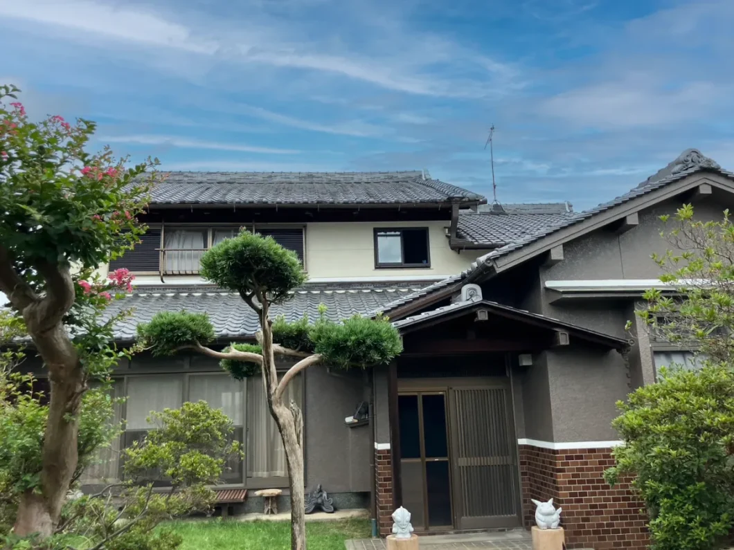 奈良県葛城市笛堂I様邸　外壁塗装工事 施工後の写真