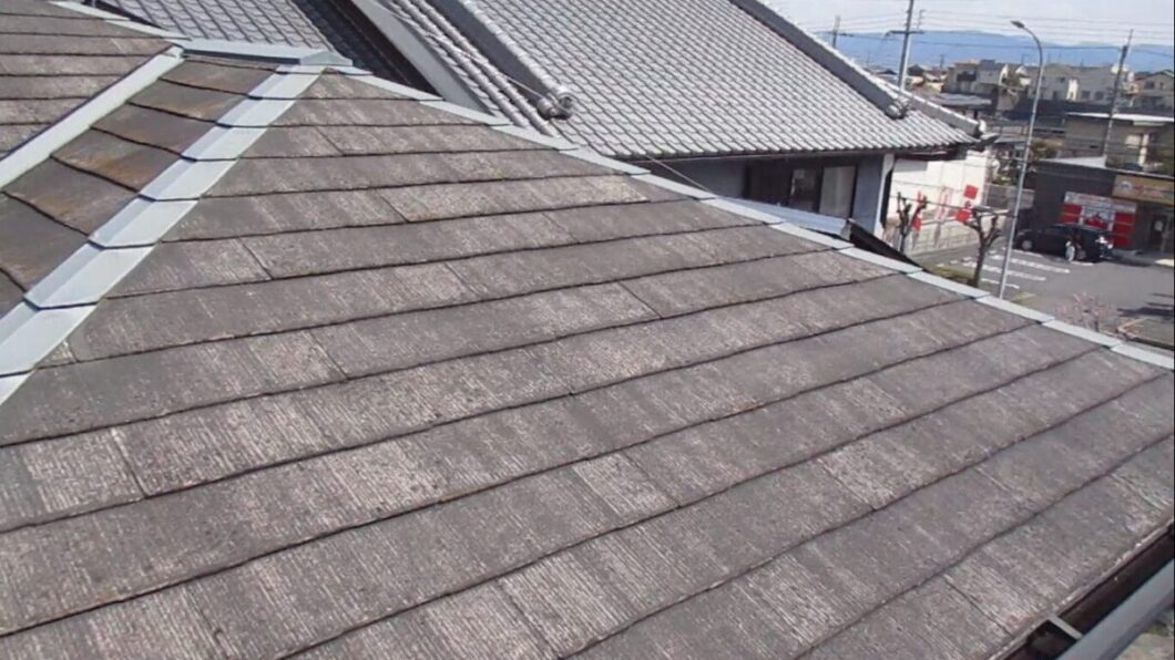 奈良県北葛城郡広陵町B様邸　屋根塗装・外壁塗装工事 施工前の写真