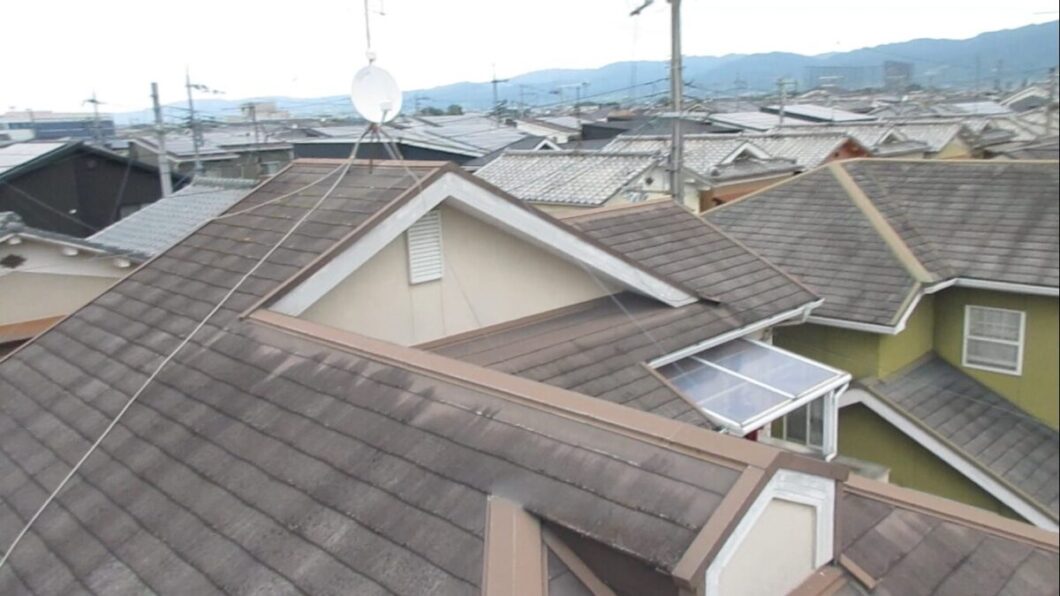 奈良県磯城郡田原本町M様邸　外壁塗装・屋根塗装・防水工事 施工前の写真