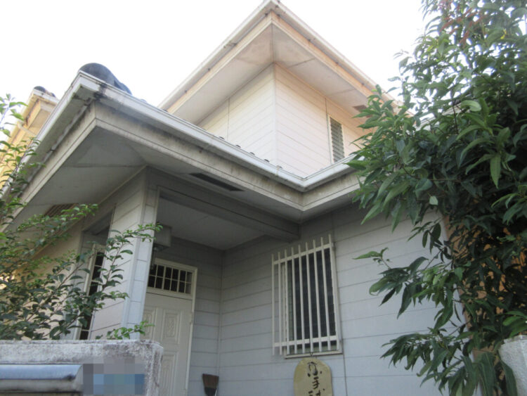奈良香芝市H様邸　外壁塗装・屋根塗装工事 施工前の写真