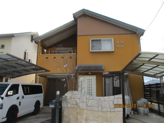 京都府木津川市T様邸 外壁塗装・屋根塗装・防水工事 施工前の写真