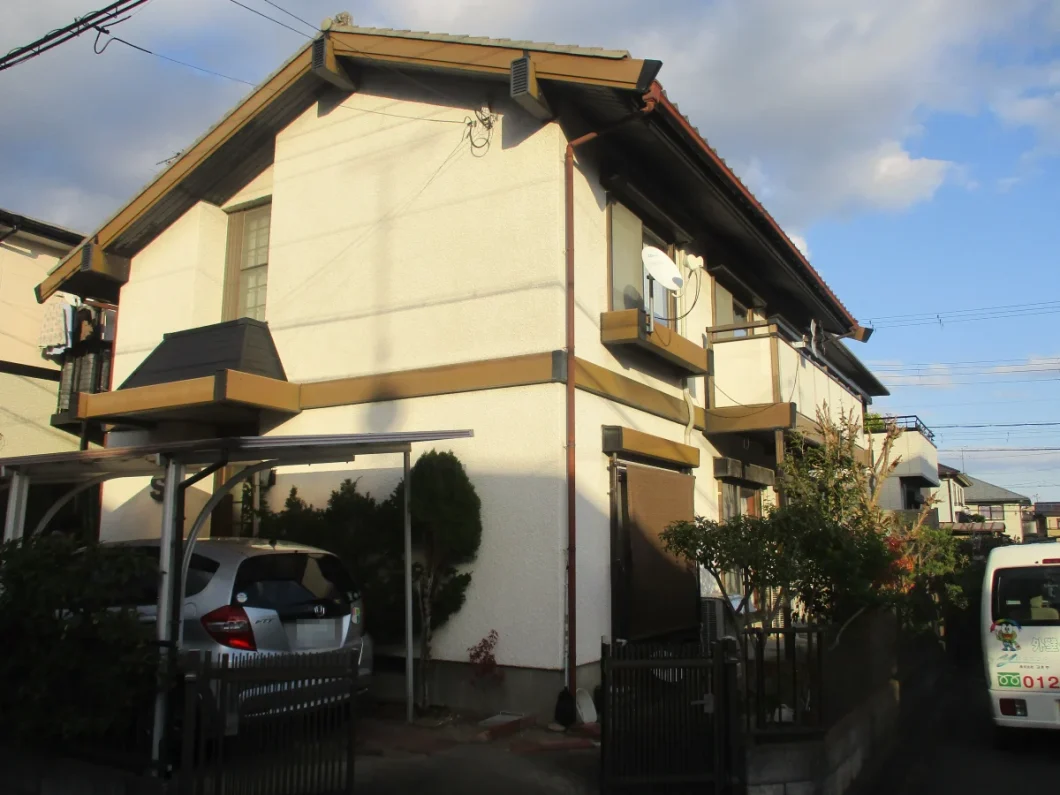 奈良県香芝市良福寺S様邸　屋根塗装・外壁塗装工事 施工前の写真