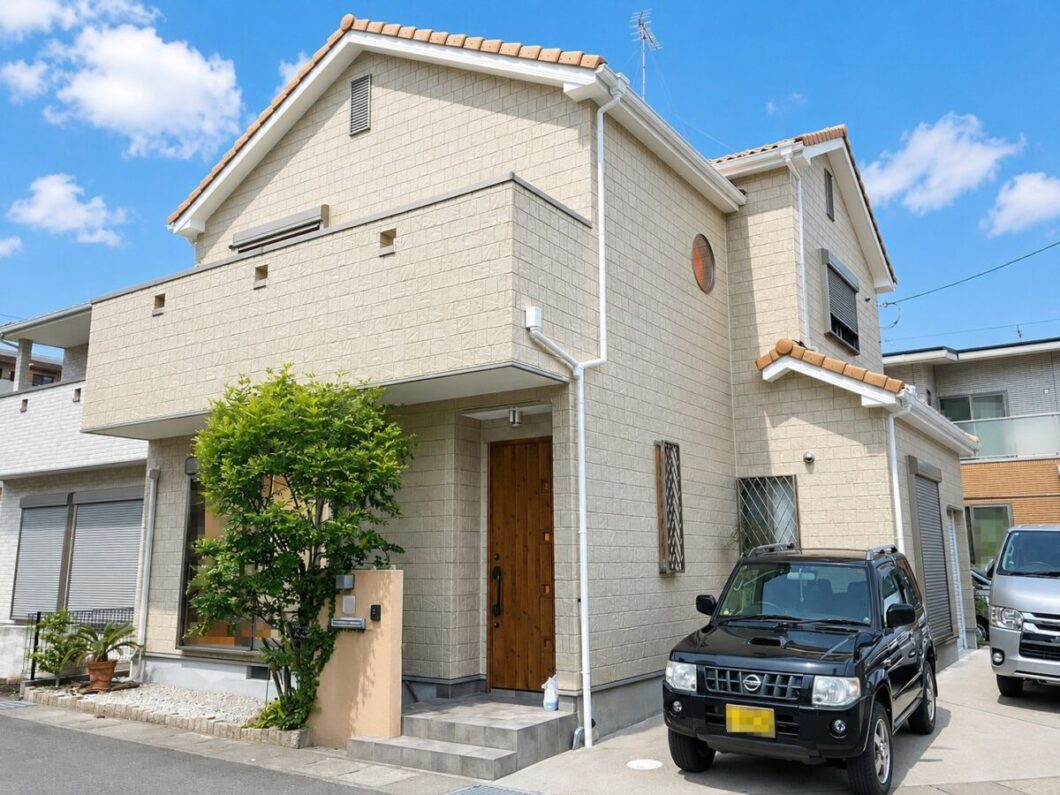 奈良県大和高田市曽大根N様邸　外壁塗装工事 施工後の写真