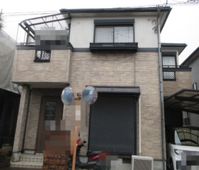 奈良香芝市N様邸　外壁塗装・屋根塗装・防水工事 施工前の写真