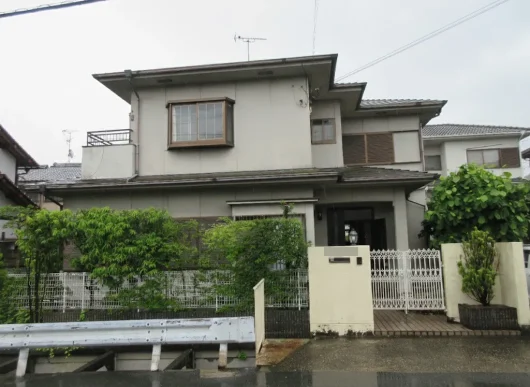 奈良県奈良市五条西K様邸　外壁塗装・屋根塗装・防水工事 施工前の写真